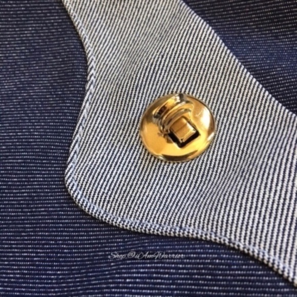 St. John Sport vintage two tone denim blazer *shop@iamwarrior - Picture 5 of 8